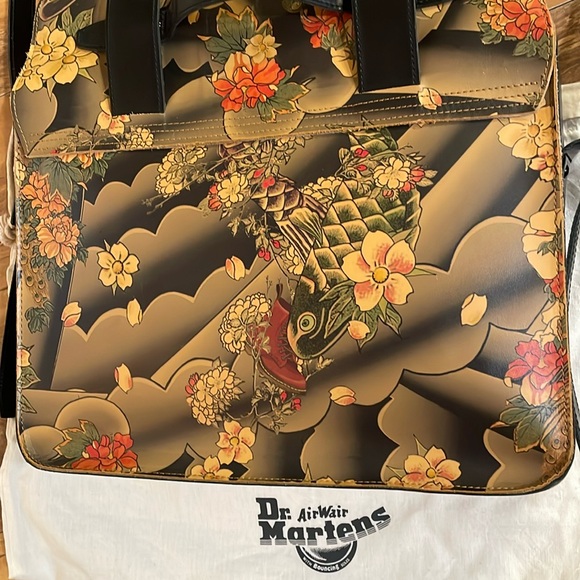 Dr. Martens x Evisu Wagara Koi Tattoo 15” Satchel Bag - Picture 8 of 17